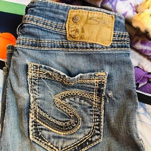 Ladies Silver jeans size W26/L33